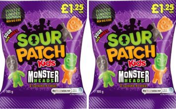 Mondelēz International unveils Halloween line-up The special-edition Sour Patch Kids Monster Heads seasonal Halloween innovation features “Big Kids” jelly pieces in spooky monster-head shapes.