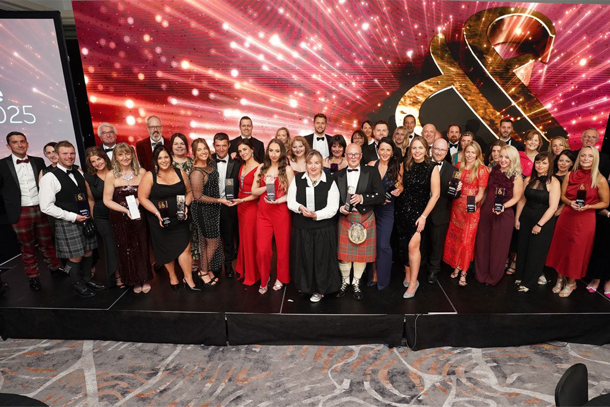Group shot of the Scotland Food & Drink Excellence Awards 2025 winners.