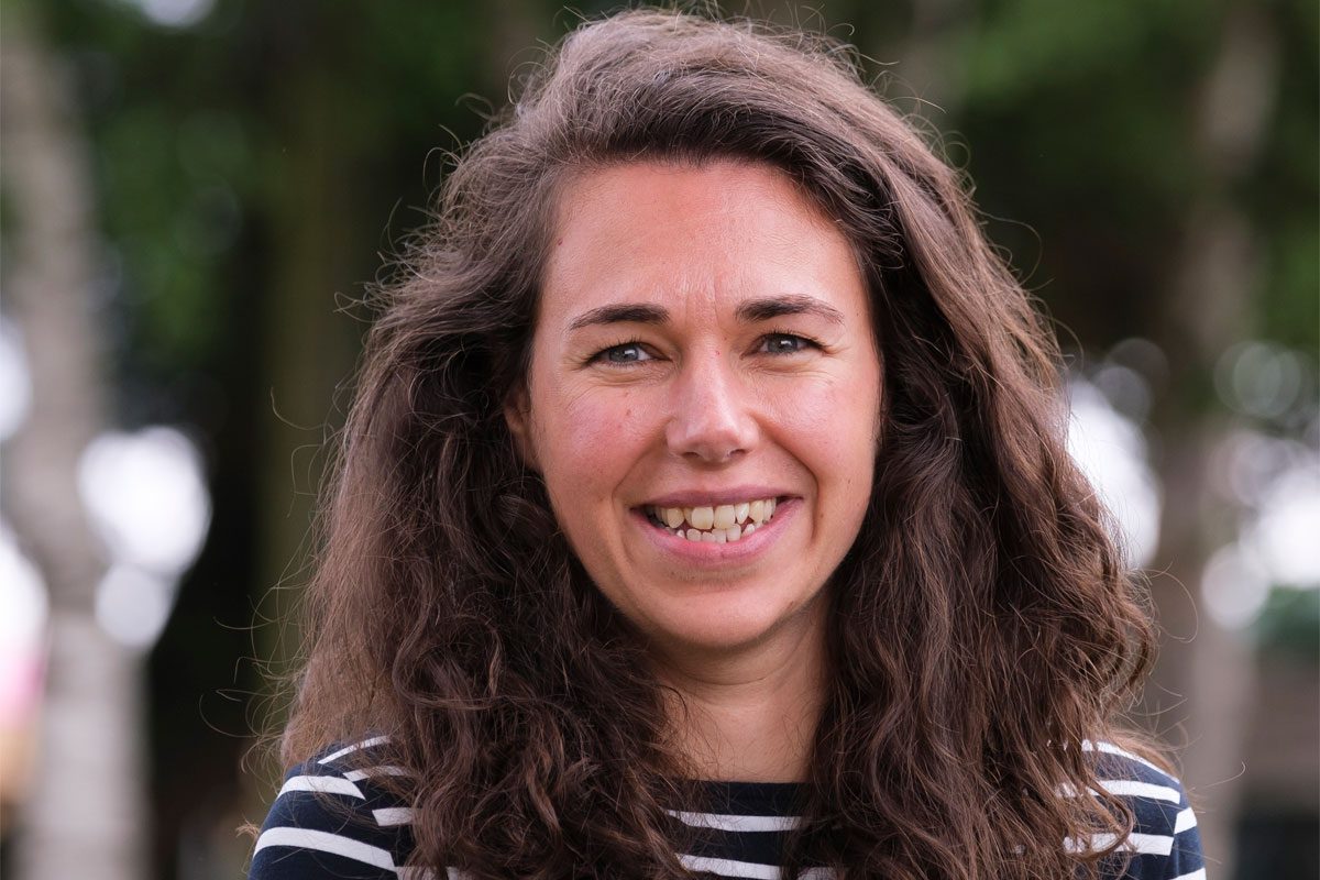 Head shot of Louisa Coursey, programme manager of Scotland Food & Drink's Net Zero Commitment team.