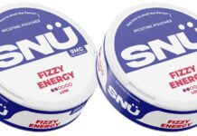 SNÜ launches Fizzy Energy nicotine pouch The new SNÜ Fizzy Energy nicotine pouch is available in four strengths and is said to combine a bold tropical taste with energy drink fizz.