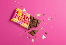 Tony’s Chocolonely unveils Popcorn Crunch bar The new Popcorn Crunch bar is described as being packed with roasted, caramelised popcorn pieces and covered in Tony's Chocolonely's creamy signature milk chocolate.