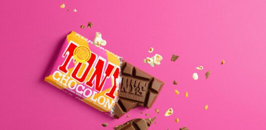 Tony’s Chocolonely unveils Popcorn Crunch bar The new Popcorn Crunch bar is described as being packed with roasted, caramelised popcorn pieces and covered in Tony's Chocolonely's creamy signature milk chocolate.