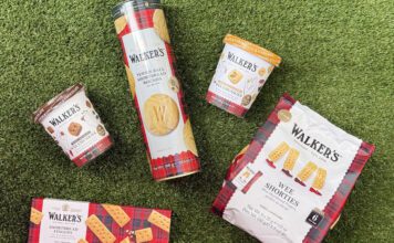 Walker’s serves up new tennis themed hamper for Wimbledon A selection of Walker's Shortbread products included in the Walker's Perfect Serve Hamper.