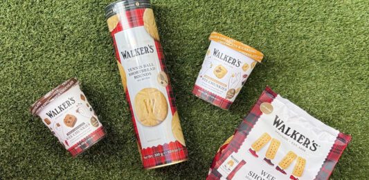 Walker’s serves up new tennis themed hamper for Wimbledon A selection of Walker's Shortbread products included in the Walker's Perfect Serve Hamper.