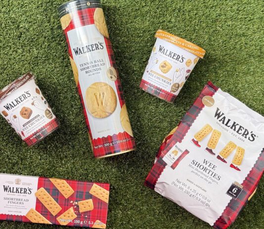 Walker’s serves up new tennis themed hamper for Wimbledon A selection of Walker's Shortbread products included in the Walker's Perfect Serve Hamper.