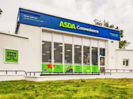 Asda Convenience rolls out with One-O-One partnership Exterior image of the Asda Convenience store on Croftfoot Road in Glasgow.