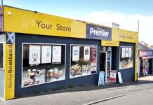 Booker supports retailers with new Autumn Guide Exterior shot of Premier Your Store in Greenock.