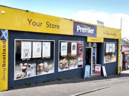 Booker supports retailers with new Autumn Guide Exterior shot of Premier Your Store in Greenock.