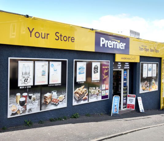 Booker supports retailers with new Autumn Guide Exterior shot of Premier Your Store in Greenock.