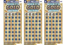 Allwyn launches biggest jackpot for Scratchcard games Images of the 'When It's Gold Outside' Scratchcard from The National Lottery.