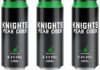 Knights Cider expands with Premium Pear Pack shots of Knights Cider Premium Pear cans.