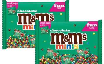 Mars Wrigley unveils new M&Ms Minis multipack for Halloween Pack shots of M&Ms Minis multipacks bags.