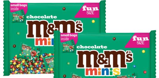 Mars Wrigley unveils new M&Ms Minis multipack for Halloween Pack shots of M&Ms Minis multipacks bags.