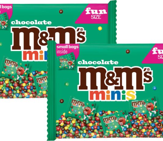Mars Wrigley unveils new M&Ms Minis multipack for Halloween Pack shots of M&Ms Minis multipacks bags.
