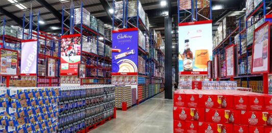 Parfetts introduces new AI system with Cerve Interior image of a Parfetts depot with stacks of products lined up across its aisles.