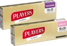 Imperial Brands expands Players range Pack shots of Players Kingsize and Players Classic cigarettes outer packs.