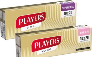 Imperial Brands expands Players range Pack shots of Players Kingsize and Players Classic cigarettes outer packs.