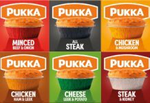 Pukka unveils pie range rebrand Leading pie maker Pukka says its brand redesign will make it easier for shoppers to pick out their favourite recipes.