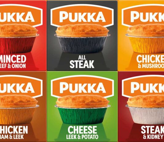 Pukka unveils pie range rebrand Leading pie maker Pukka says its brand redesign will make it easier for shoppers to pick out their favourite recipes.