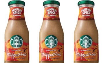 Spar secures listing for Starbucks Pumpkin Spice coffee Pack shots of Starbucks Pumpkin Spice Frappuccino 250ml bottles.