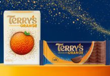 Terry’s debuts chocolate orange Christmas range Promotional image for the Terry's Chocolate Christmas range featuring pack shots of Terry's White Chocolate Orange and Terry's Chocolate Orange XL tablet bar.