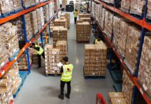 VB Distribution approved for vaping products duty Interior image of the VB Distribution depot.
