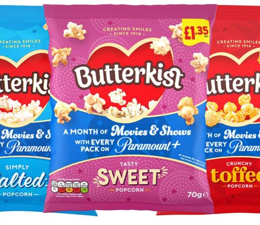 Butterkist pops up with Paramount+ promo KP Snacks popcorn brand Butterkist is running a new on-pack promotion for streaming service Paramount+.