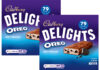 Cadbury Delights with new Oreo variant Pack shots of Cadbury Delights Oreo.