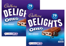 Cadbury Delights with new Oreo variant Pack shots of Cadbury Delights Oreo.