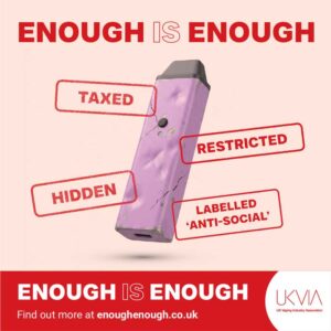 UKVIA has launched a new Enough is Enough campaign.