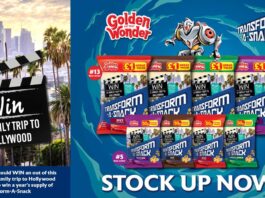 Golden Wonder launches Hollywood promotion Golden Wonder is running a Transform-A-Snack on-pack promotion offering shoppers the chance to win a family trip to Hollywood.