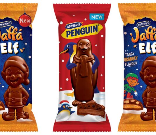 McVitie’s introduces Jaffa Elf and Penguin Milk Chocolate Treats McVitie's is making its way to the festive chocolate aisle with the new Jaffa Elf and Penguin Milk Chocolate Treats.