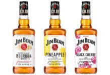 Jim Beam unveils 350ml bottle range Pack shots of Jim Beam Kentucky Straight Bourbon Whiskey, Jim Beam Pineapple and Jim Beam Black Cherry in 350ml £11.89 PMP bottles.