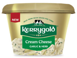 Kerrygold expands Cream Cheese offer with Garlic & Herb Pack shot of Kerrygold Cream Cheese Garlic & Herb.