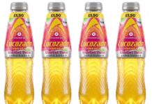 Lucozade adds a sherbet twist The Lucozade Energy range is expanding with a new Sherbet Twist Zero Sugar flavour that's described as zingy and nostalgic.