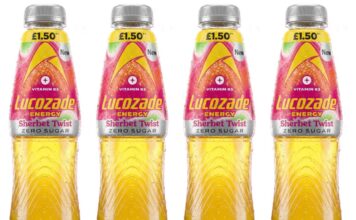 Lucozade adds a sherbet twist The Lucozade Energy range is expanding with a new Sherbet Twist Zero Sugar flavour that's described as zingy and nostalgic.