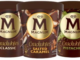 Magnum relaunches Pints as Crackables The Magnum Crackables range features Classic, Salted Caramel and Pistachio variants with improved recipes and updated packaging, says the ice cream maker.