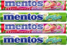 Mentos brings fresh flavours with Booker launches Confectionery giant Perfetti Van Melle has expanded its singles range with Mentos Strawberry Mix Roll and Mentos Green Apple Roll ,launching exclusively in Booker depots.