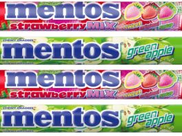 Mentos brings fresh flavours with Booker launches Confectionery giant Perfetti Van Melle has expanded its singles range with Mentos Strawberry Mix Roll and Mentos Green Apple Roll ,launching exclusively in Booker depots.