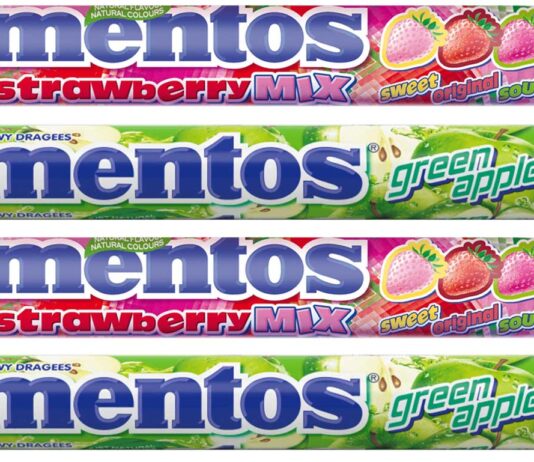 Mentos brings fresh flavours with Booker launches Confectionery giant Perfetti Van Melle has expanded its singles range with Mentos Strawberry Mix Roll and Mentos Green Apple Roll ,launching exclusively in Booker depots.
