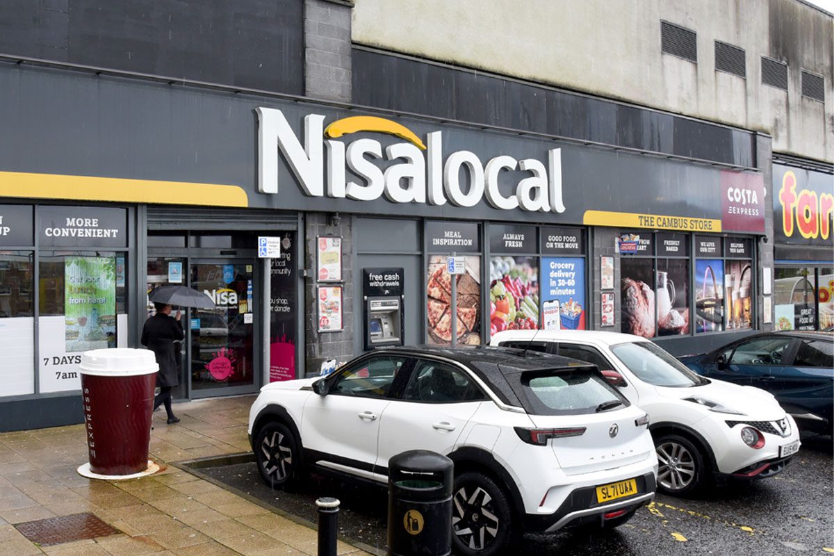 Exterior image of Nisa Local Cambuslang.
