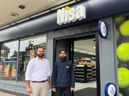 New-look Nisa store for Scotland From left, owner Zaib Bal with Abdullah Bhatti outside the new Nisa Troon that gives local shoppers access to Co-op brand products.
