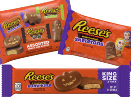 Reese’s rolls out a range of seasonal treats for Halloween Pack shots of Reese's Assorted Snack Size Pumpkins, Ghosts & Bats Shapes, Peanut Butter Skeletons and Peanut Butter Pumpkins Cups King Size two-pack.