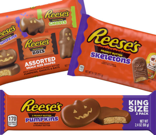 Reese’s rolls out a range of seasonal treats for Halloween Pack shots of Reese's Assorted Snack Size Pumpkins, Ghosts & Bats Shapes, Peanut Butter Skeletons and Peanut Butter Pumpkins Cups King Size two-pack.