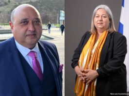 ScotGov addresses rising illicit trade in retail Headshot of Pete Cheema, chief executive at the Scottish Grocers' Federation, standing outside of Scottish Parliament and an official image of Kirsten Oswald MSP, minister for victims and community safety at Scottish Government.