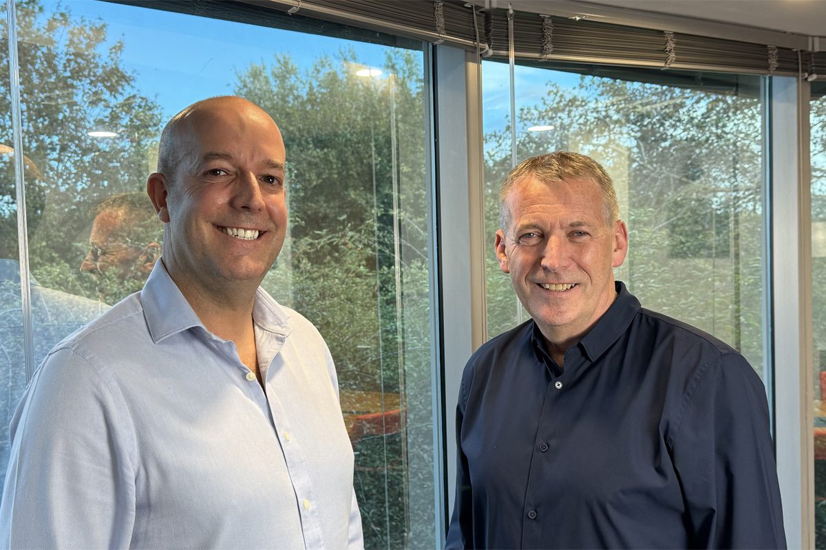 Unitas chief executive John Kinney (right) stands with David Cooke (left) chief operating officer.