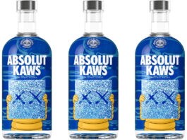 Absolut Vodka unveils new Artist Edition with KAWS Pack shots of Absolut Vodka Artist Edition with the 2026 design from KAWS.