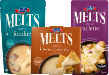 Emmi embraces fondue moments with Melts range Pack shots of Emmi Melts range including Classic Fondue, Classic Raclette and Classic Swiss Cheese Dip.