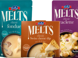 Emmi embraces fondue moments with Melts range Pack shots of Emmi Melts range including Classic Fondue, Classic Raclette and Classic Swiss Cheese Dip.