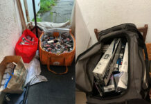 Thousands of illicit cigarettes seized in Scottish Borders Bags with thousands of illicit cigarettes inside them found in the Scottish Borders.